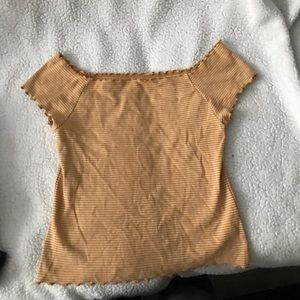 Off the shoulder shirt